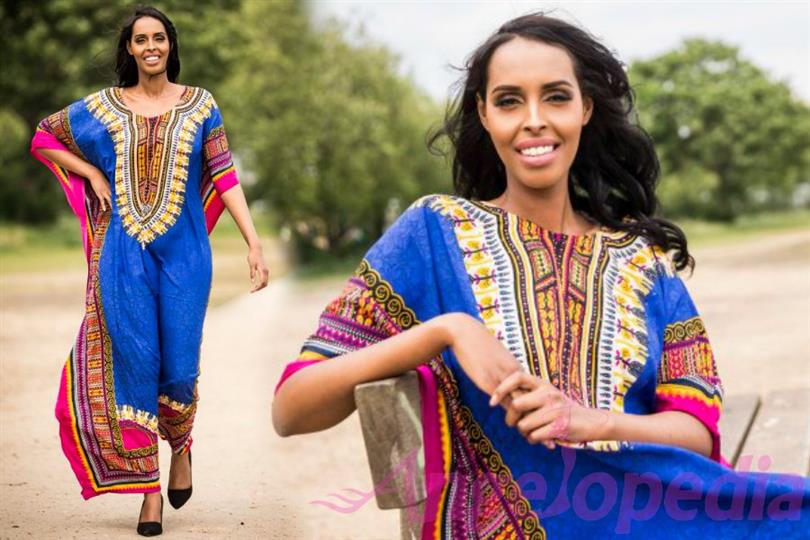 Miss Universe Great Britain Contestant Wears a Kaftan in the Swimsuit Round